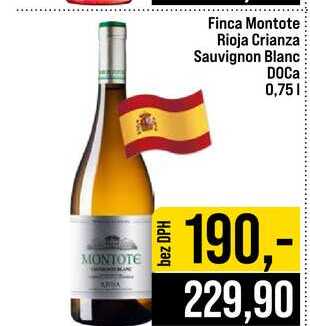 Finca Montote Rioja Crianza Sauvignon Blanc DOCa 0,75l