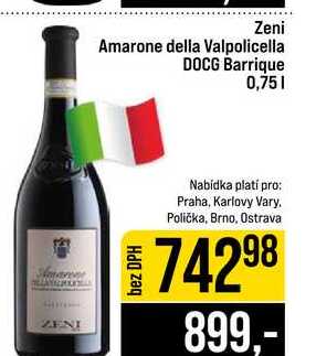 Zeni Amarone della Valpolicella DOCG Barrique 0,75l