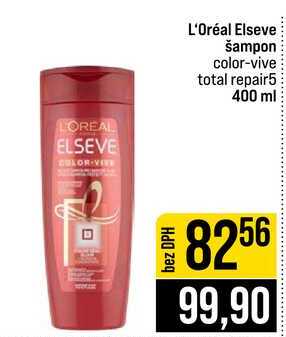L'Oréal Elseve šampon color-vive total repair5 400 ml JIP