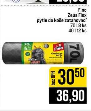 Fino Zeus Flex pytle do koše zatahovací 70l 8 ks 40l 12 ks JIP