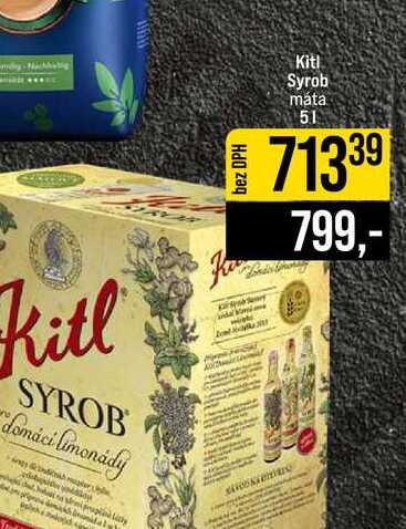 Kitl Syrob máta 5l