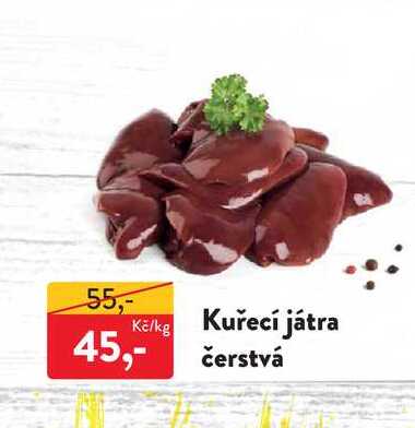 Kuřecí játra čerstvá 1kg