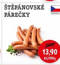 ŠTĚPÁNOVSKÉ PÁREČKY 100g