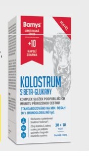 KOLOSTRUM S BETA-GLUKANY 30 + 10 kapslí NAVÍC