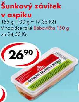 Šunkový závitek v aspiku, 155 g