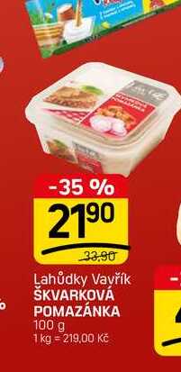 ŠKVARKOVÁ POMAZÁNKA 100 g
