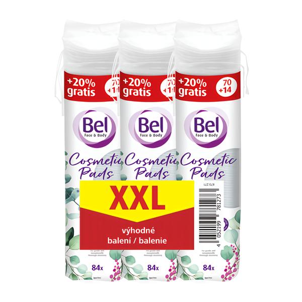 Bel Face & Body Cosmetic Odličovací tampony, XXL pack (3x 84 ks) Košík.cz