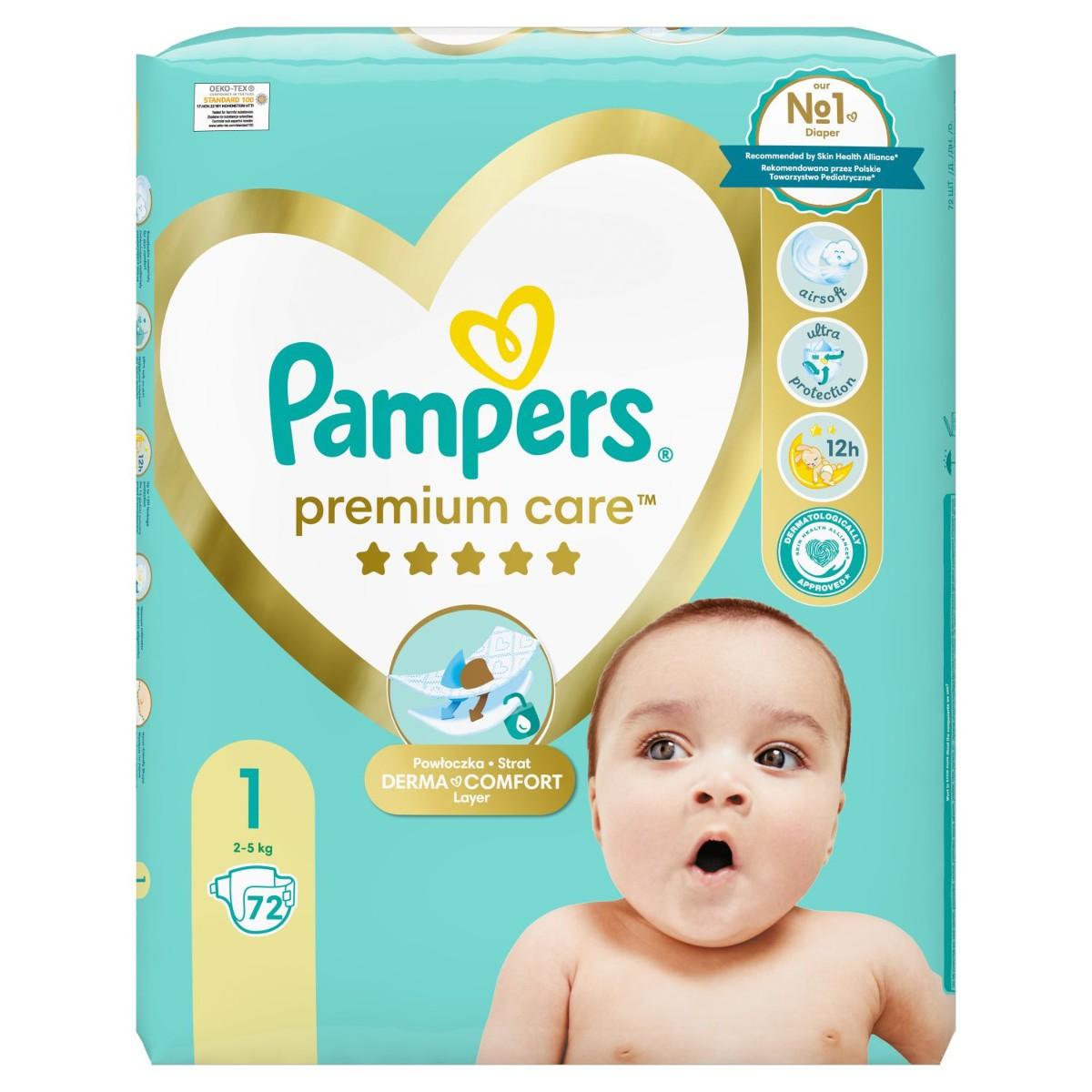 Pampers Premium Care, 72 KS Globus