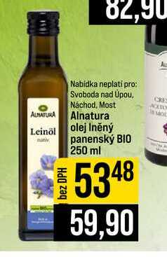 Alnatura olej Iněný panenský BIO 250 ml 