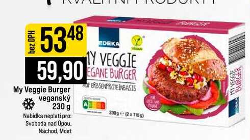 My Veggie Burger veganský 230 g