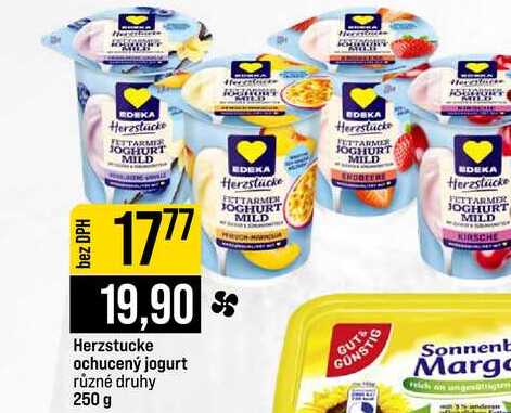 Herzstucke ochucený jogurt různé druhy 250 g 