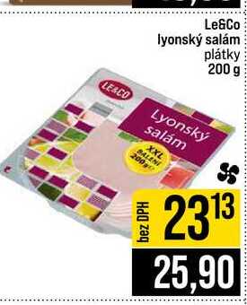 Le&Co lyonský salám plátky 200 g