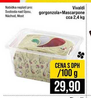 Vivaldi gorgonzola+Mascarpone cca 2,4 kg