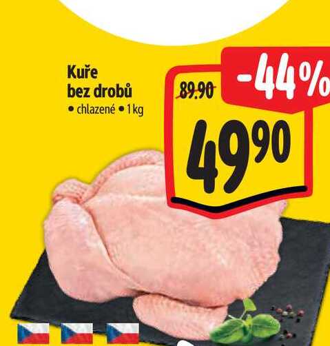 Kuře bez drobů 1 kg