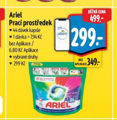 Ariel Prací prostředek - 44 dávek kapsle Albert