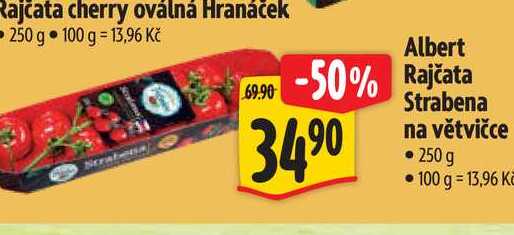 Albert Rajčata Strabena na větvičce 250 g