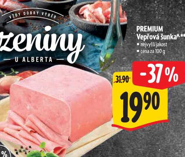    PREMIUM Vepřová šunka 100 g