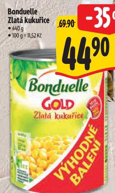 Bonduelle Zlatá kukuřice 440 g
