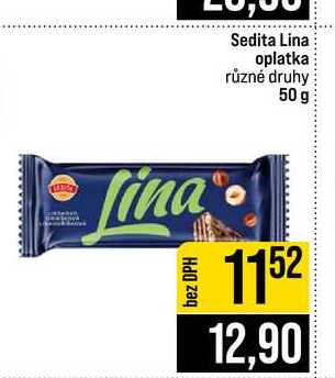 Sedita Lina oplatka různé druhy 50 g