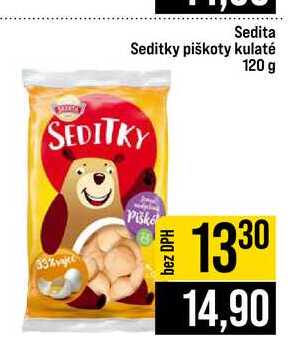Sedita Seditky piškoty kulaté 120 g