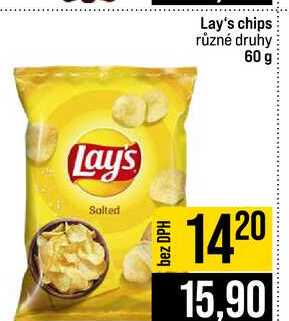 Lay's chips různé druhy 60 g 