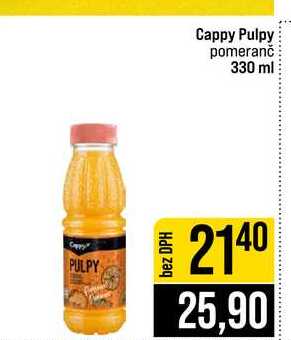 Cappy Pulpy pomeranč 330 ml
