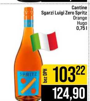 Cantine Sgarzi Luigi Zero Spritz Orange Hugo 0,75l