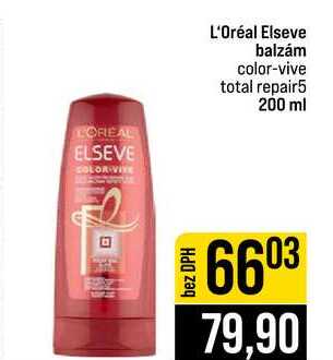 L'Oréal Elseve balzám color-vive total repair5 200 ml 
