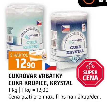 CUKR KRUPICE, KRYSTAL 1 kg
