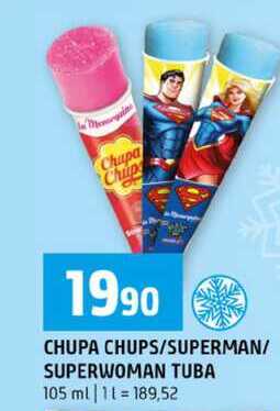 CHUPA CHUPS SUPERMAN SUPERWOMAN TUBA 105 ml