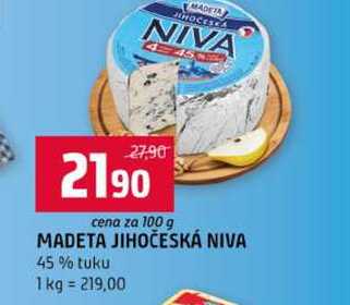 MADETA JIHOČESKÁ NIVA 45% tuku 100g