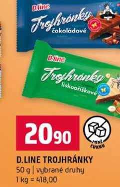 D.LINE TROJHRÁNKY 50 g vybrané druhy