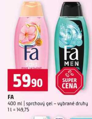 Fa 400 ml sprchový gel vybrané druhy Terno