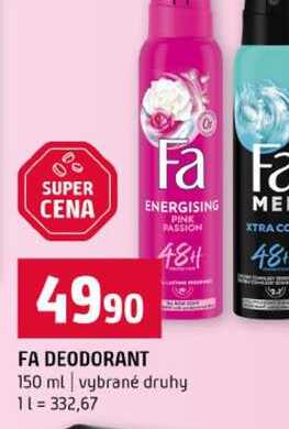 FA DEODORANT 150 ml vybrané druhy Terno