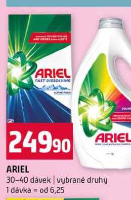 ARIEL 30-40 dávek vybrané druhy Terno