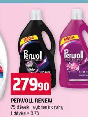 PERWOLL RENEW 75 dávek vybrané druhy Terno