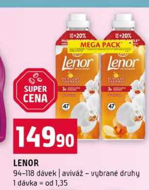LENOR 94-118 dávek aviváž vybrané druhy Terno