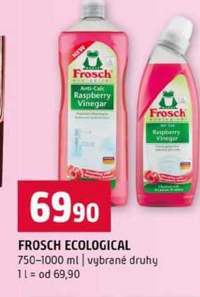FROSCH ECOLOGICAL 750-1000 ml vybrané druhy Terno