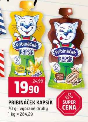 PRIBINÁČEK KAPSÍK 70 g vybrané druhy