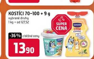 KOSTÍCI 70-100+9g vybrané druhy