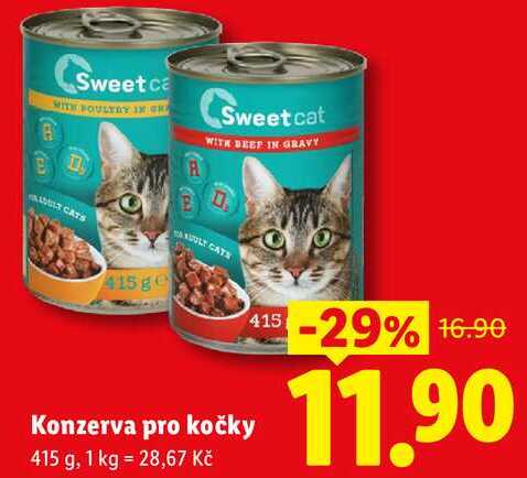Konzerva pro kočky, 415 g