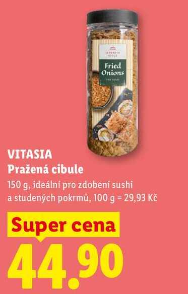 VITASIA Pražená cibule, 150 g