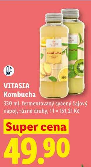 VITASIA Kombucha, 330 ml