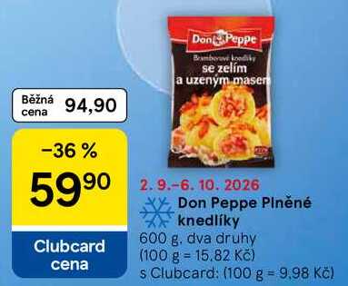 Don Peppe Plněné knedlíky, 600 g 