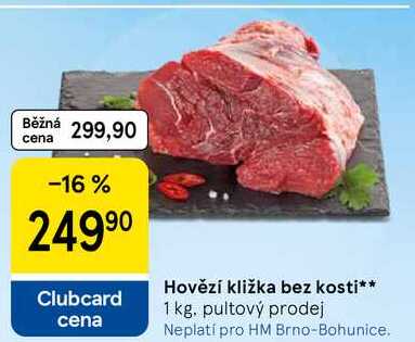 Hovězí kližka bez kosti, 1 kg