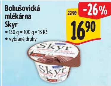 Bohušovická mlékárna Skyr, 130 g