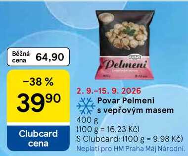 Povar Pelmeni s vepřovým masem, 400 g