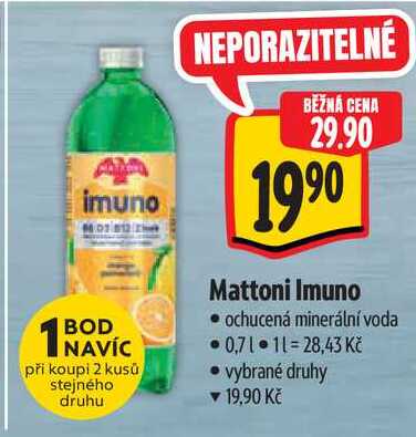 Mattoni Imuno, 0,7 l