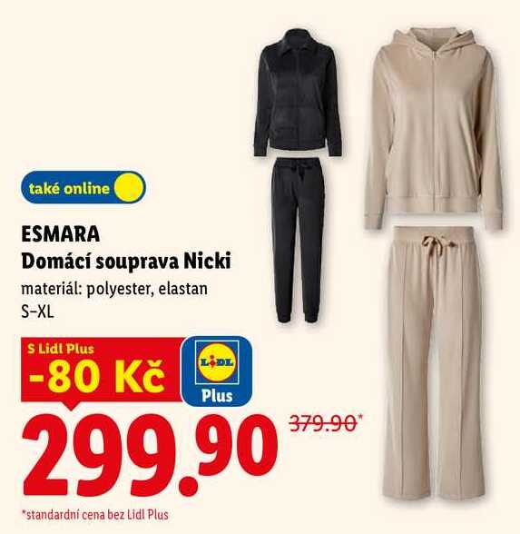 ESMARA Domácí souprava Nicki 