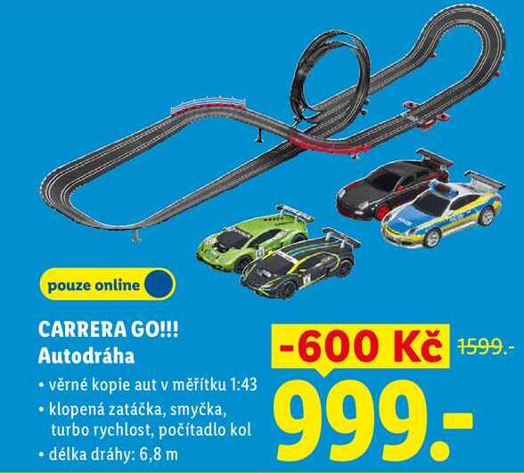 CARRERA GO!!! Autodráha Lidl